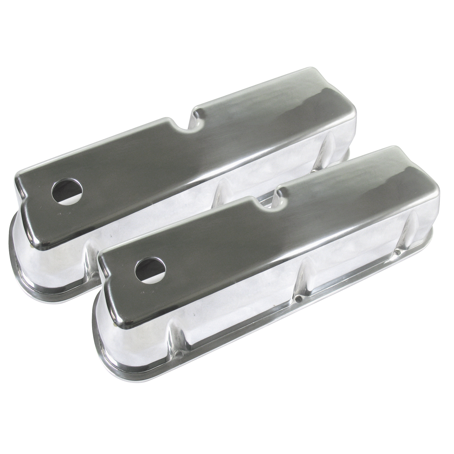Polished Alloy Valve Covers for Ford SB